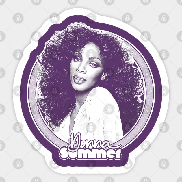 Donna Summer \\\\\ Retro Style Fan Art Design Sticker by DankFutura